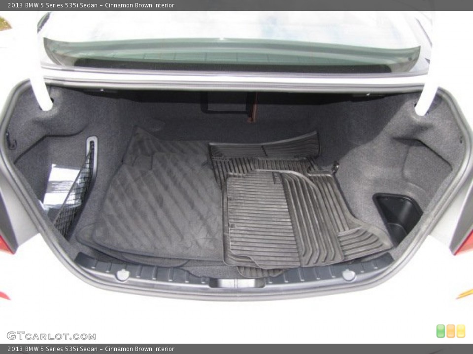 Cinnamon Brown Interior Trunk for the 2013 BMW 5 Series 535i Sedan #89225149