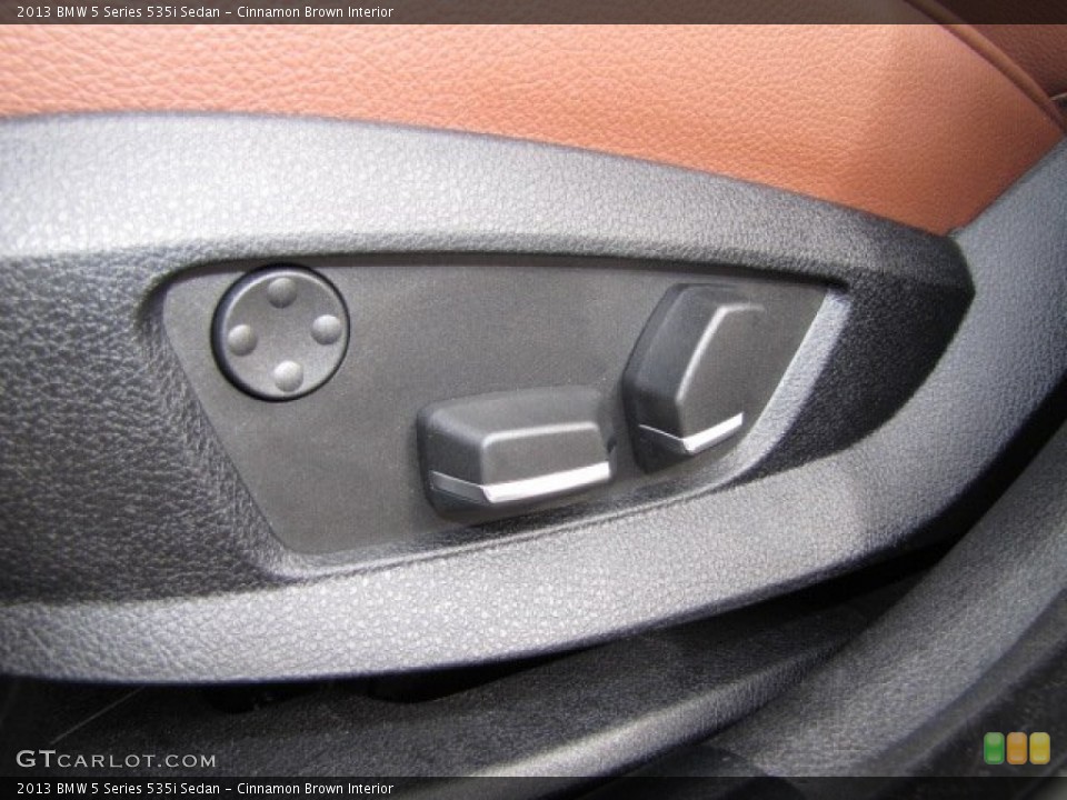 Cinnamon Brown Interior Controls for the 2013 BMW 5 Series 535i Sedan #89225263