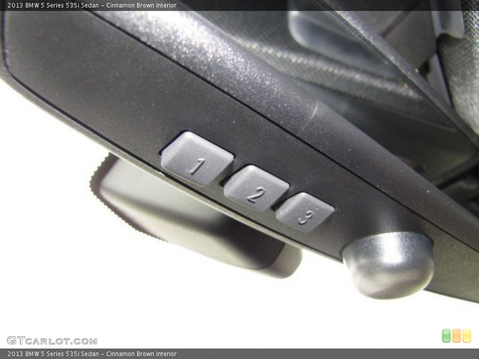 Cinnamon Brown Interior Controls for the 2013 BMW 5 Series 535i Sedan #89225380