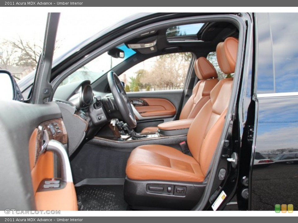Umber Interior Front Seat for the 2011 Acura MDX Advance #89226856