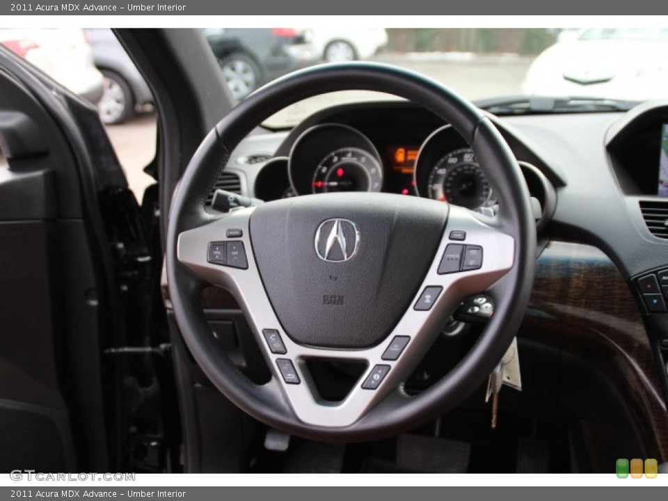 Umber Interior Steering Wheel for the 2011 Acura MDX Advance #89226973