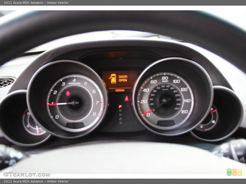 Umber Interior Gauges for the 2011 Acura MDX Advance #89227041