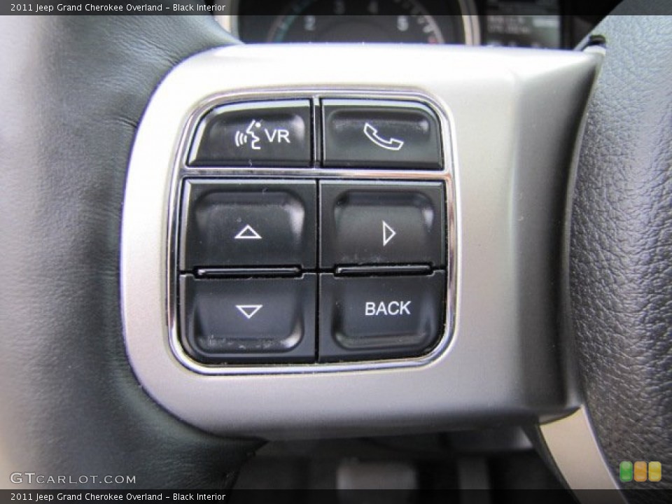 Black Interior Controls for the 2011 Jeep Grand Cherokee Overland #89227633