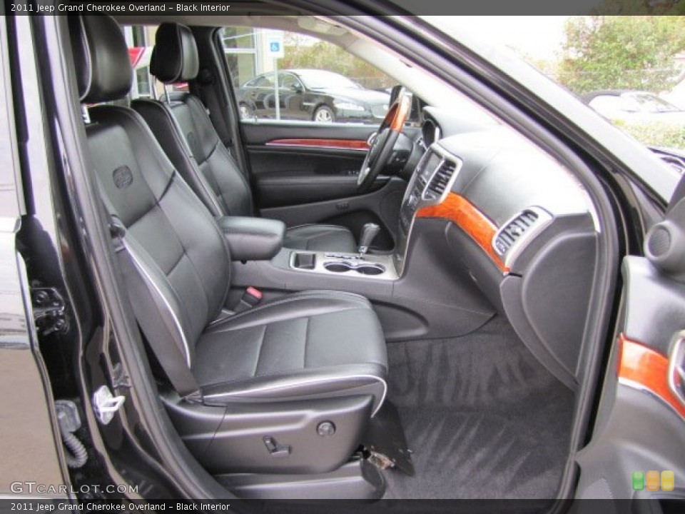 Black Interior Front Seat for the 2011 Jeep Grand Cherokee Overland #89227963