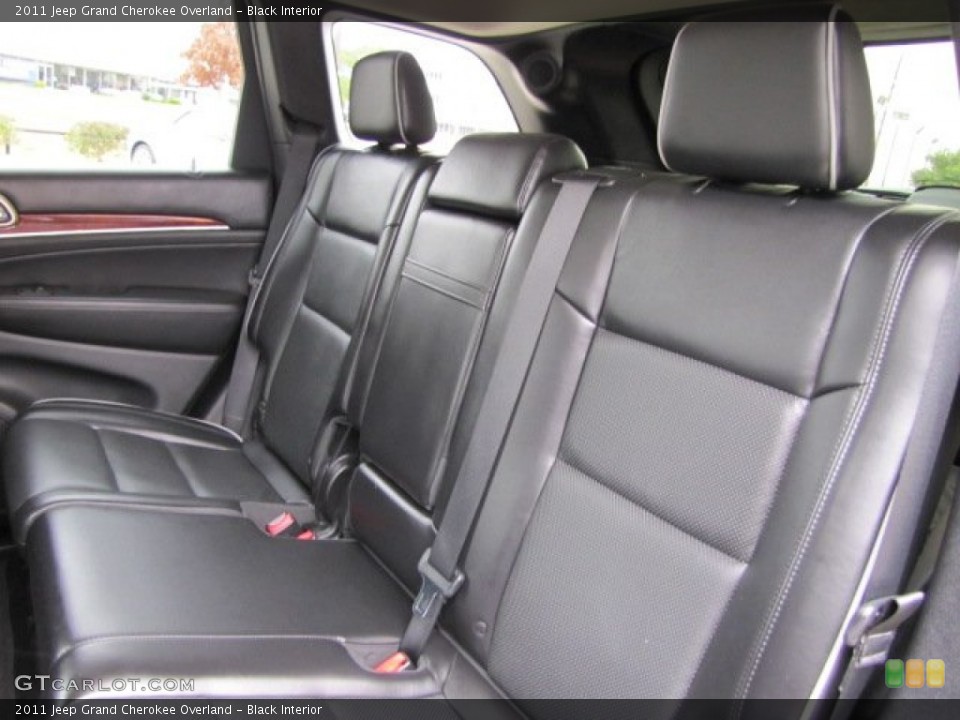 Black Interior Rear Seat for the 2011 Jeep Grand Cherokee Overland #89228165