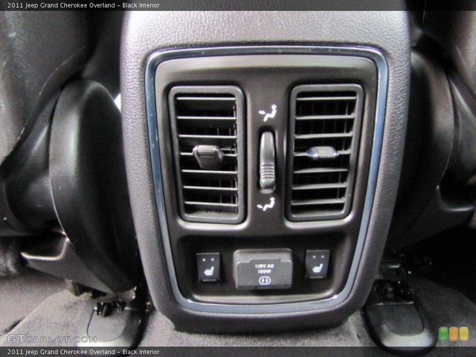 Black Interior Controls for the 2011 Jeep Grand Cherokee Overland #89228185