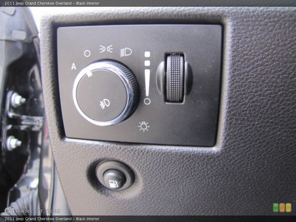 Black Interior Controls for the 2011 Jeep Grand Cherokee Overland #89228263