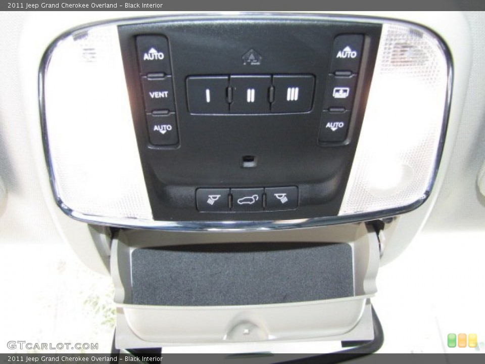 Black Interior Controls for the 2011 Jeep Grand Cherokee Overland #89228347
