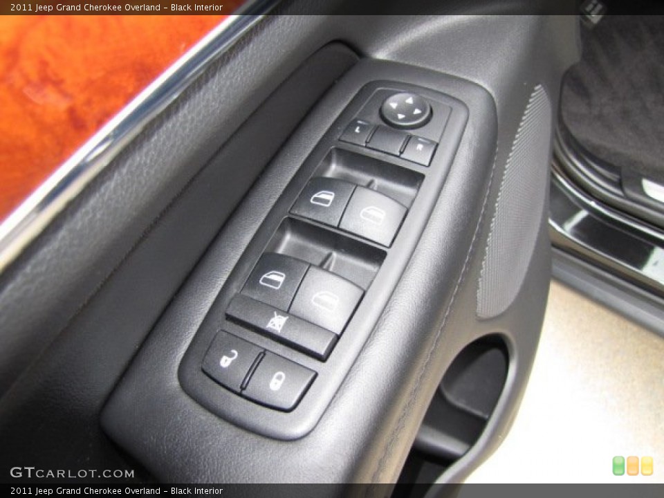 Black Interior Controls for the 2011 Jeep Grand Cherokee Overland #89228461