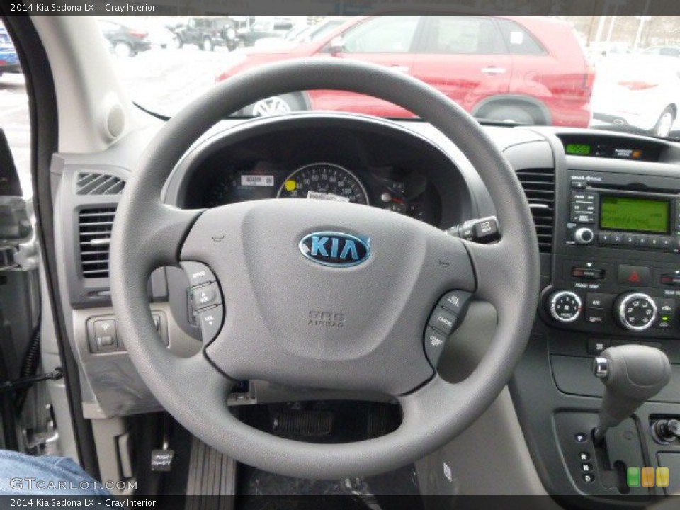 Gray Interior Steering Wheel for the 2014 Kia Sedona LX #89229337
