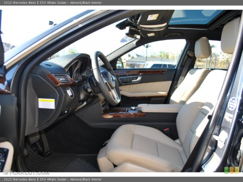Almond/Black 2013 Mercedes-Benz E Interiors