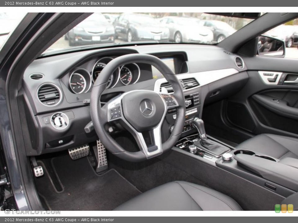 AMG Black Interior Photo for the 2012 Mercedes-Benz C 63 AMG Coupe #89230636