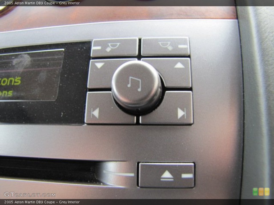 Grey Interior Audio System for the 2005 Aston Martin DB9 Coupe #89230669