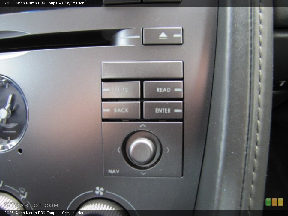 Grey Interior Controls for the 2005 Aston Martin DB9 Coupe #89230711