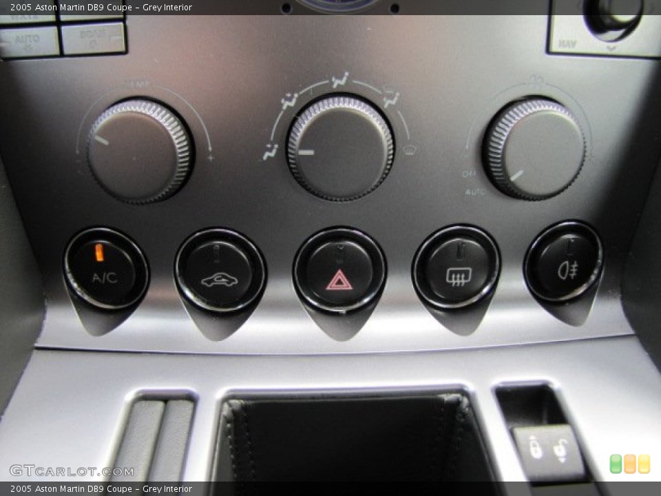 Grey Interior Controls for the 2005 Aston Martin DB9 Coupe #89230735