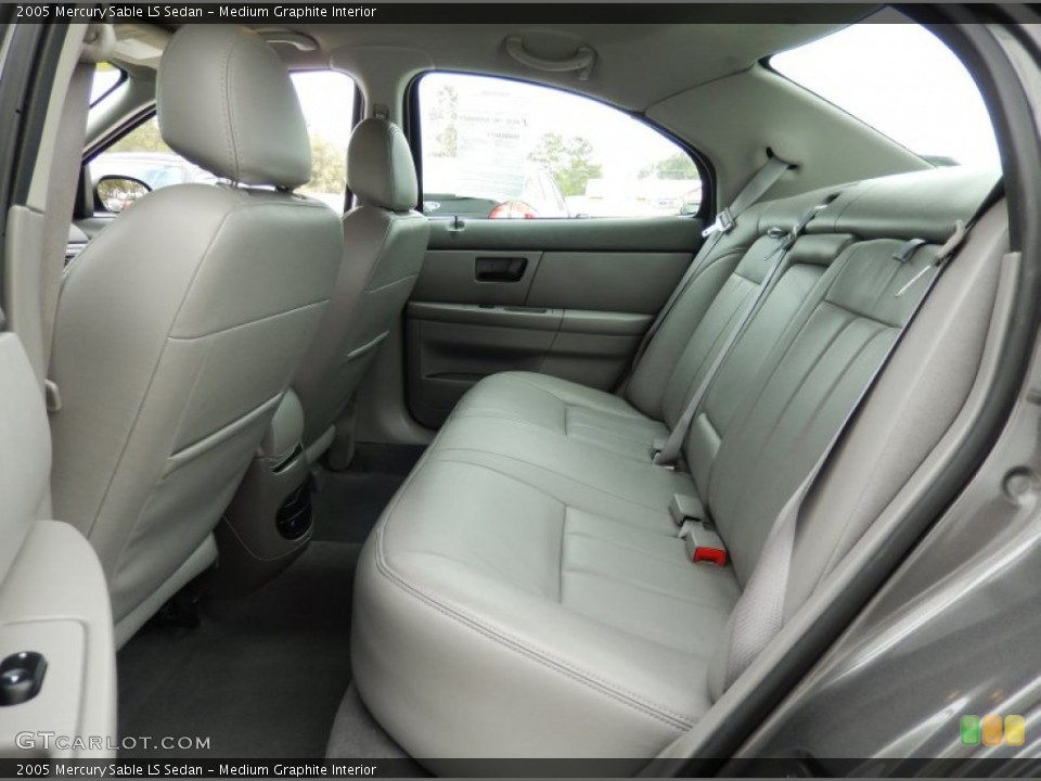 Medium Graphite Interior Rear Seat for the 2005 Mercury Sable LS Sedan #89230844