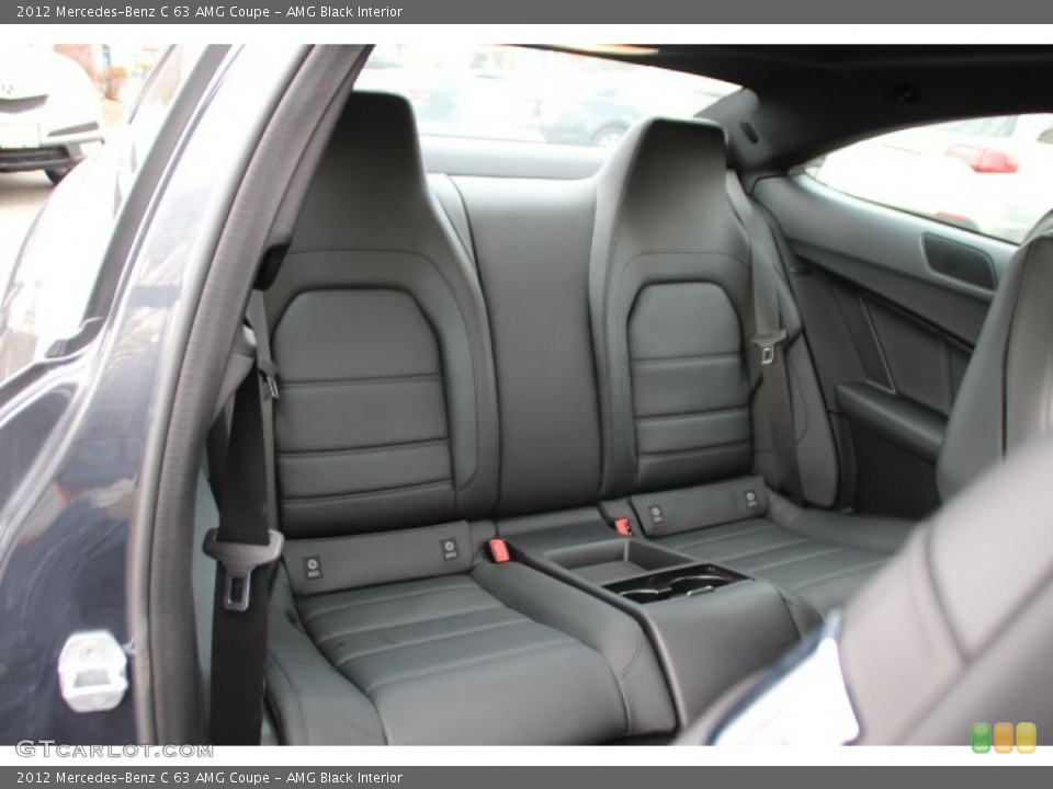 AMG Black Interior Rear Seat for the 2012 Mercedes-Benz C 63 AMG Coupe #89230942