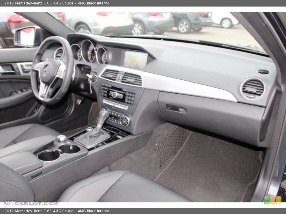AMG Black Interior Dashboard for the 2012 Mercedes-Benz C 63 AMG Coupe #89230960