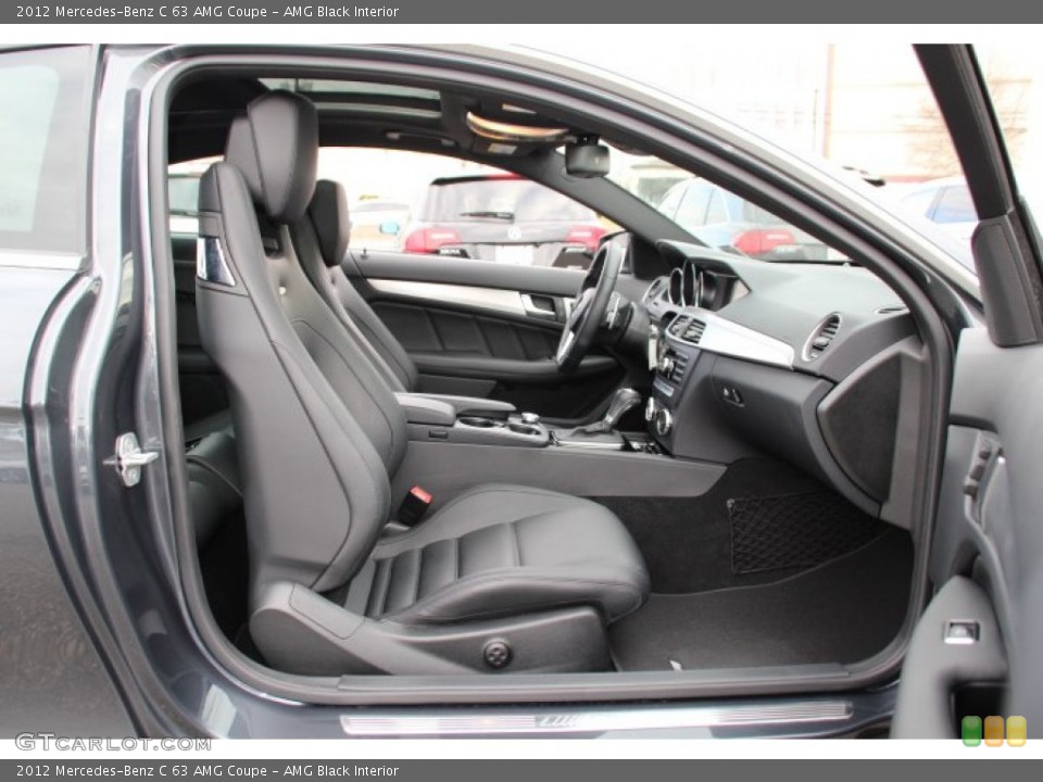 AMG Black Interior Front Seat for the 2012 Mercedes-Benz C 63 AMG Coupe #89230981