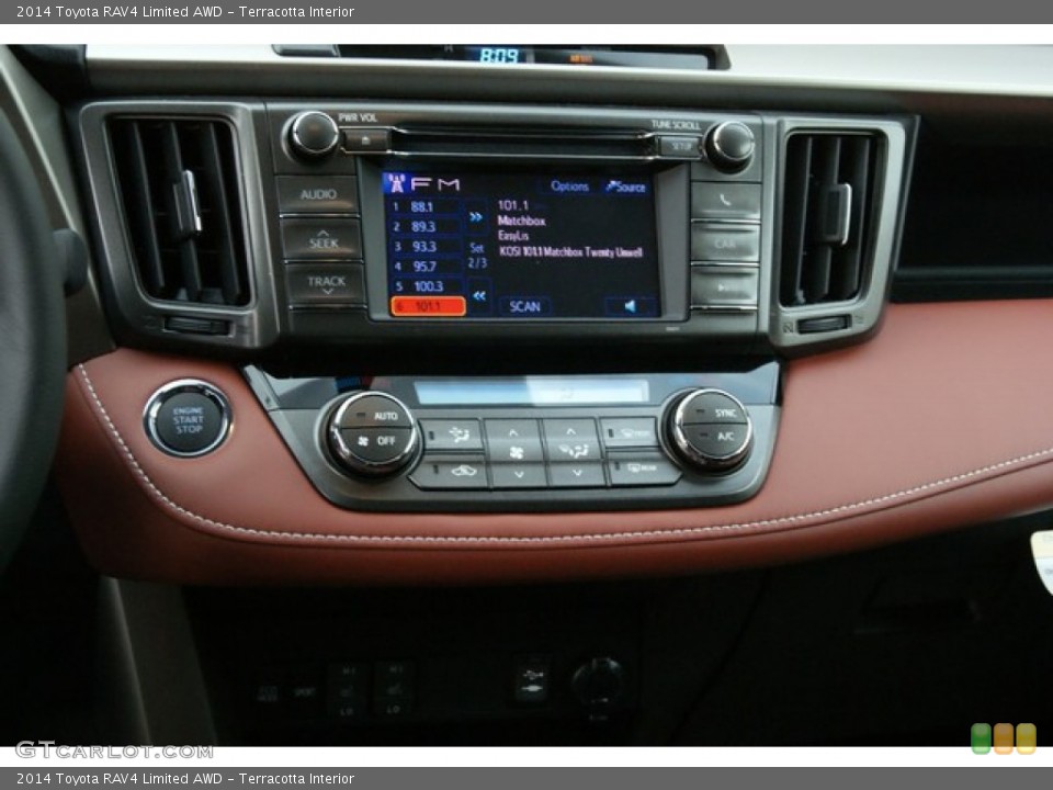 Terracotta Interior Controls for the 2014 Toyota RAV4 Limited AWD #89231032