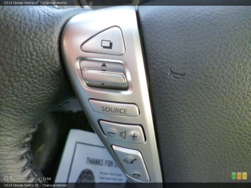 Charcoal Interior Controls for the 2014 Nissan Sentra SR #89234767