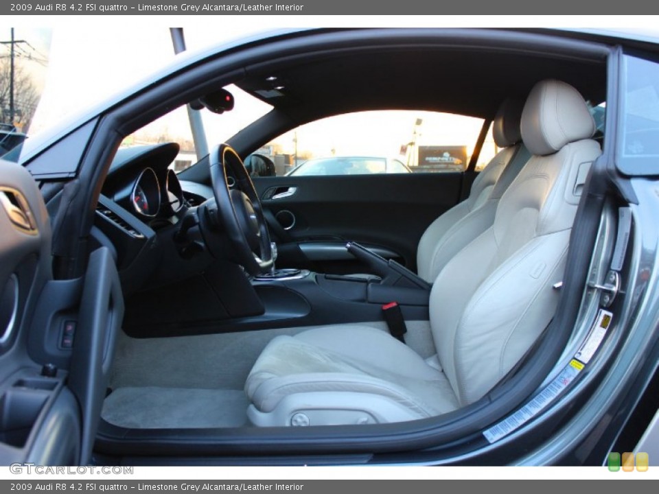 Limestone Grey Alcantara/Leather Interior Photo for the 2009 Audi R8 4.2 FSI quattro #89235856