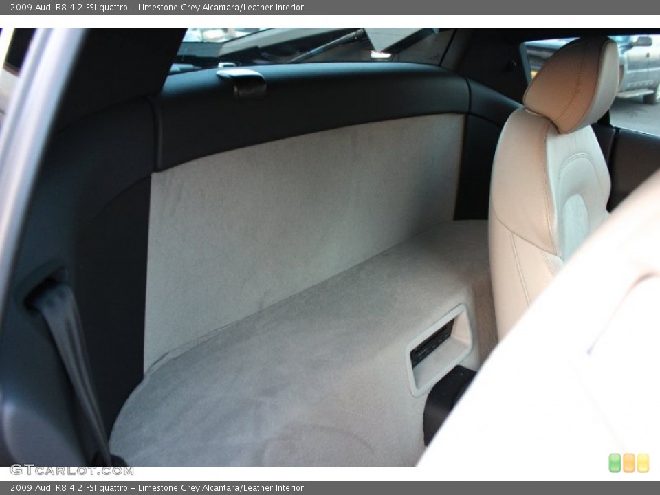 Limestone Grey Alcantara/Leather Interior Photo for the 2009 Audi R8 4.2 FSI quattro #89236018