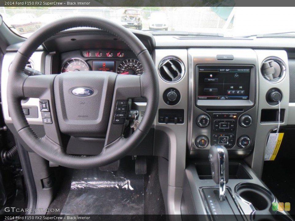 Black Interior Dashboard for the 2014 Ford F150 FX2 SuperCrew #89236102