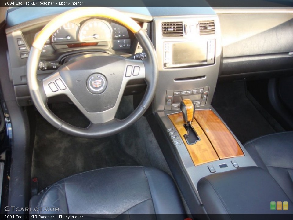 Ebony Interior Prime Interior for the 2004 Cadillac XLR Roadster #89236543