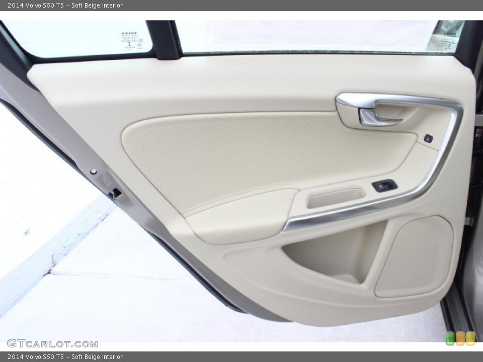 Soft Beige Interior Door Panel for the 2014 Volvo S60 T5 #89236633