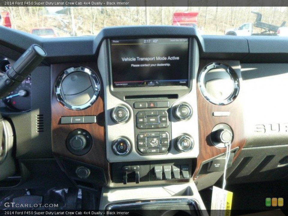 Black Interior Controls for the 2014 Ford F450 Super Duty Lariat Crew Cab 4x4 Dually #89236786