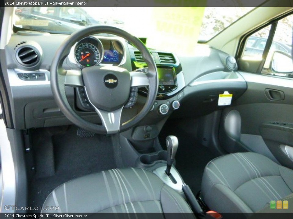 Silver/Silver Interior Prime Interior for the 2014 Chevrolet Spark LT #89238967