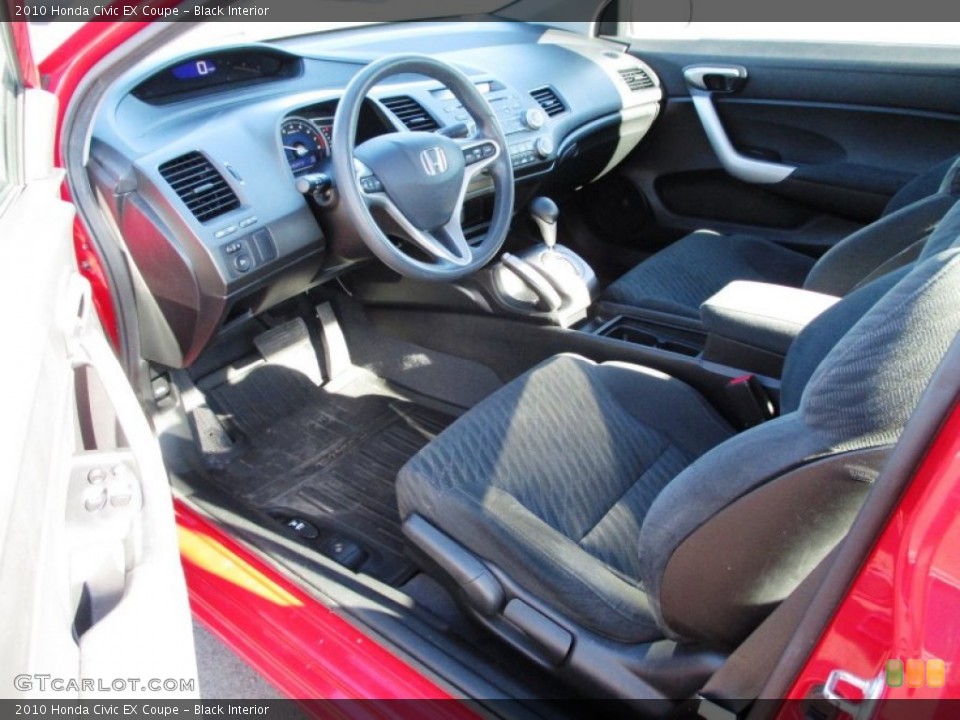 Black Interior Prime Interior for the 2010 Honda Civic EX Coupe #89239816