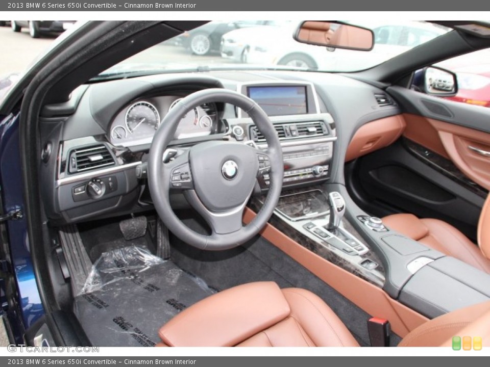 Cinnamon Brown Interior Photo for the 2013 BMW 6 Series 650i Convertible #89244697