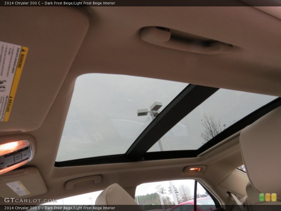 Dark Frost Beige/Light Frost Beige Interior Sunroof for the 2014 Chrysler 300 C #89247013