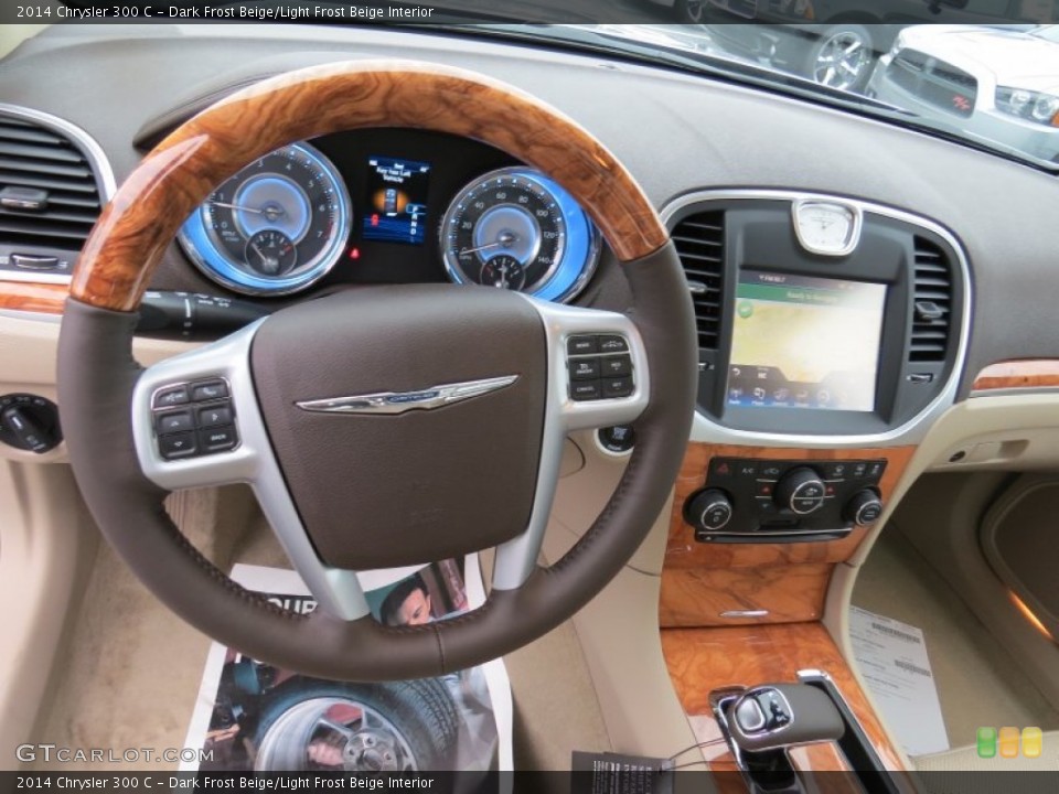 Dark Frost Beige/Light Frost Beige Interior Dashboard for the 2014 Chrysler 300 C #89247064