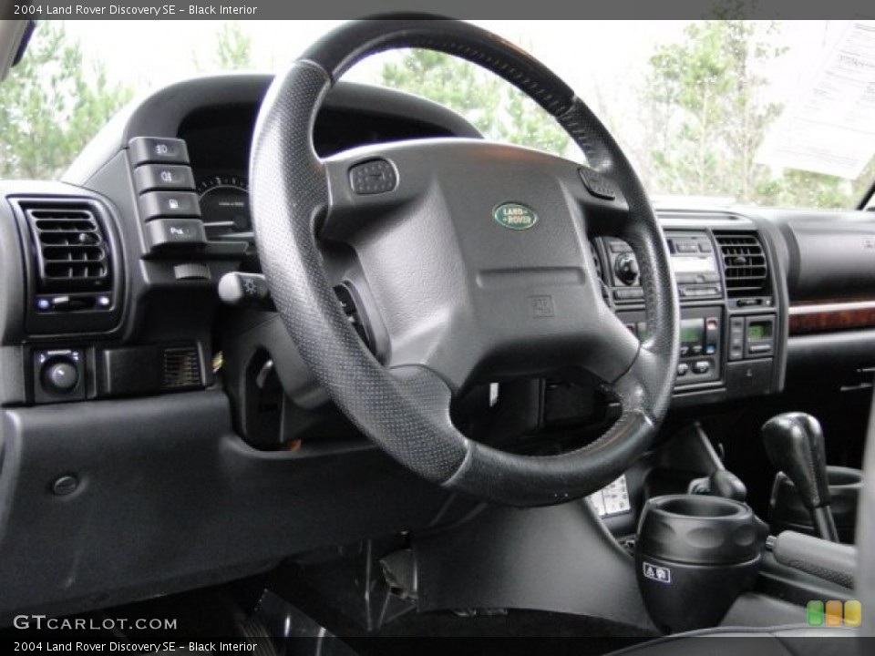 Black Interior Steering Wheel for the 2004 Land Rover Discovery SE #89249449