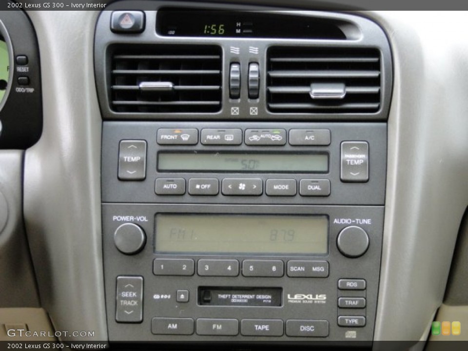 Ivory Interior Controls for the 2002 Lexus GS 300 #89249860