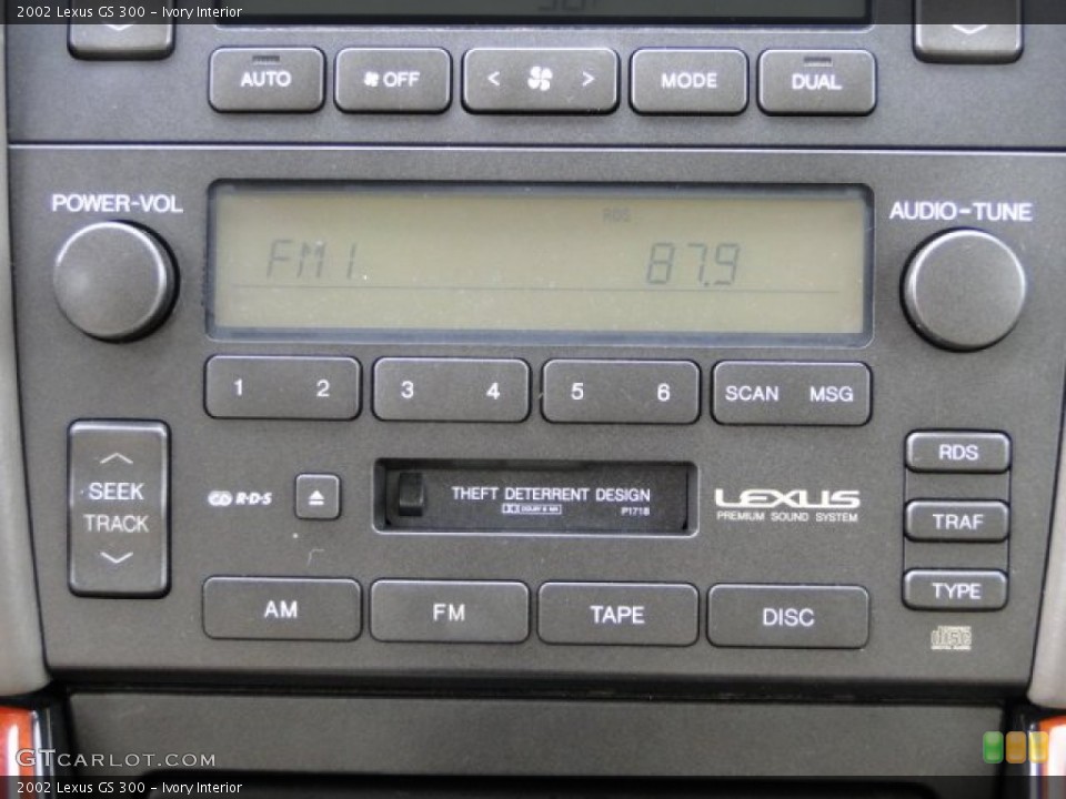 Ivory Interior Audio System for the 2002 Lexus GS 300 #89249879