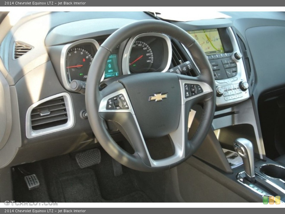 Jet Black Interior Steering Wheel for the 2014 Chevrolet Equinox LTZ #89251975