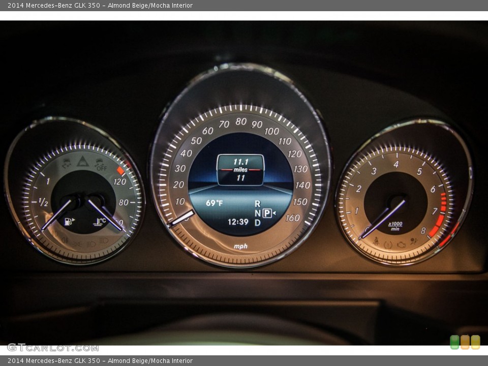 Almond Beige/Mocha Interior Gauges for the 2014 Mercedes-Benz GLK 350 #89254080