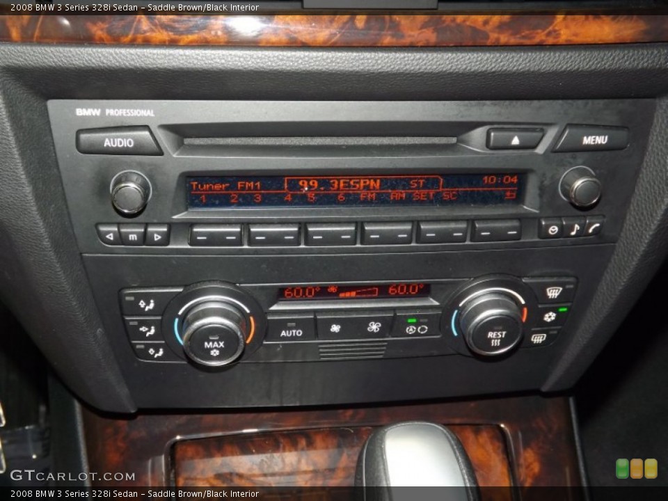 Saddle Brown/Black Interior Controls for the 2008 BMW 3 Series 328i Sedan #89255002