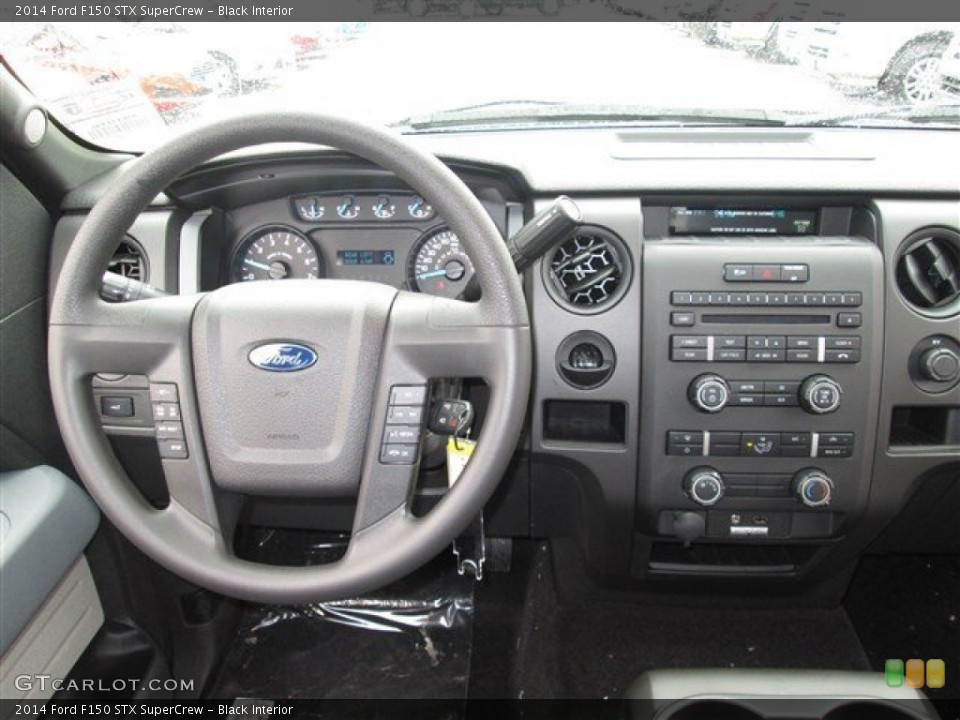 Black Interior Dashboard for the 2014 Ford F150 STX SuperCrew #89255692