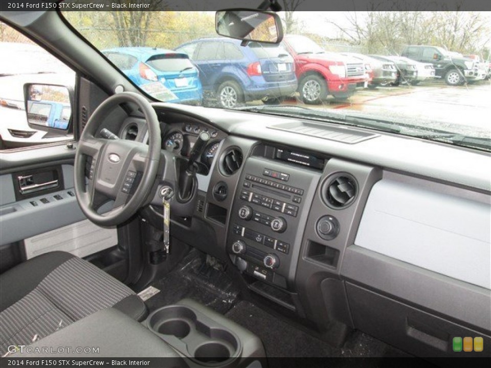 Black Interior Dashboard for the 2014 Ford F150 STX SuperCrew #89256124
