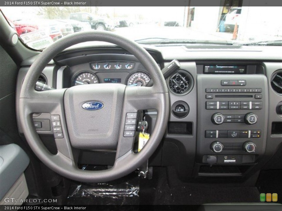 Black Interior Dashboard for the 2014 Ford F150 STX SuperCrew #89256160