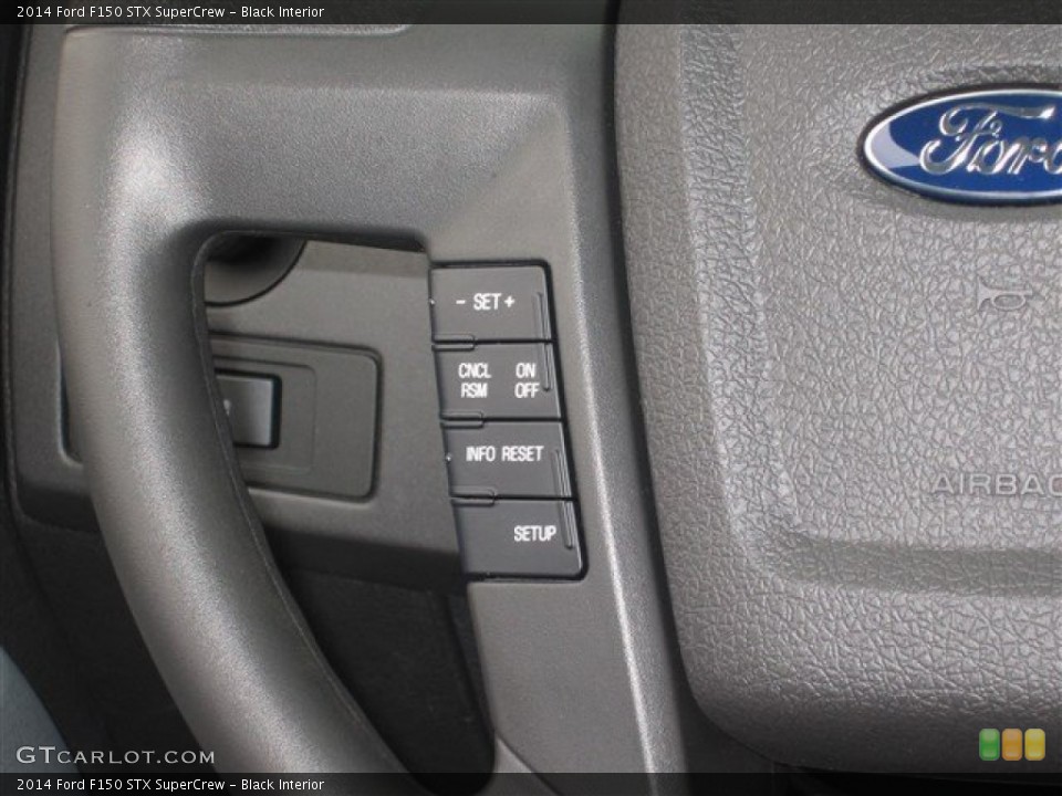 Black Interior Controls for the 2014 Ford F150 STX SuperCrew #89256181