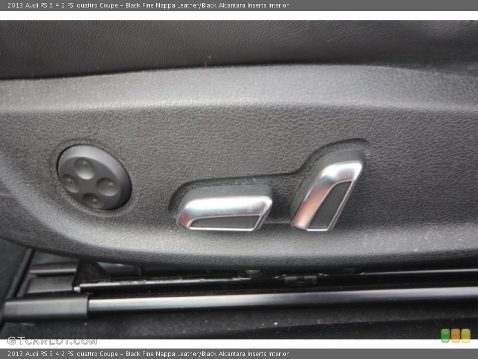 Black Fine Nappa Leather/Black Alcantara Inserts Interior Controls for the 2013 Audi RS 5 4.2 FSI quattro Coupe #89257471
