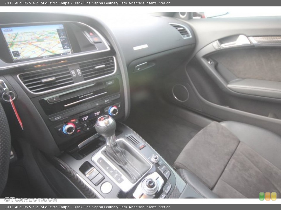 Black Fine Nappa Leather/Black Alcantara Inserts Interior Dashboard for the 2013 Audi RS 5 4.2 FSI quattro Coupe #89257591