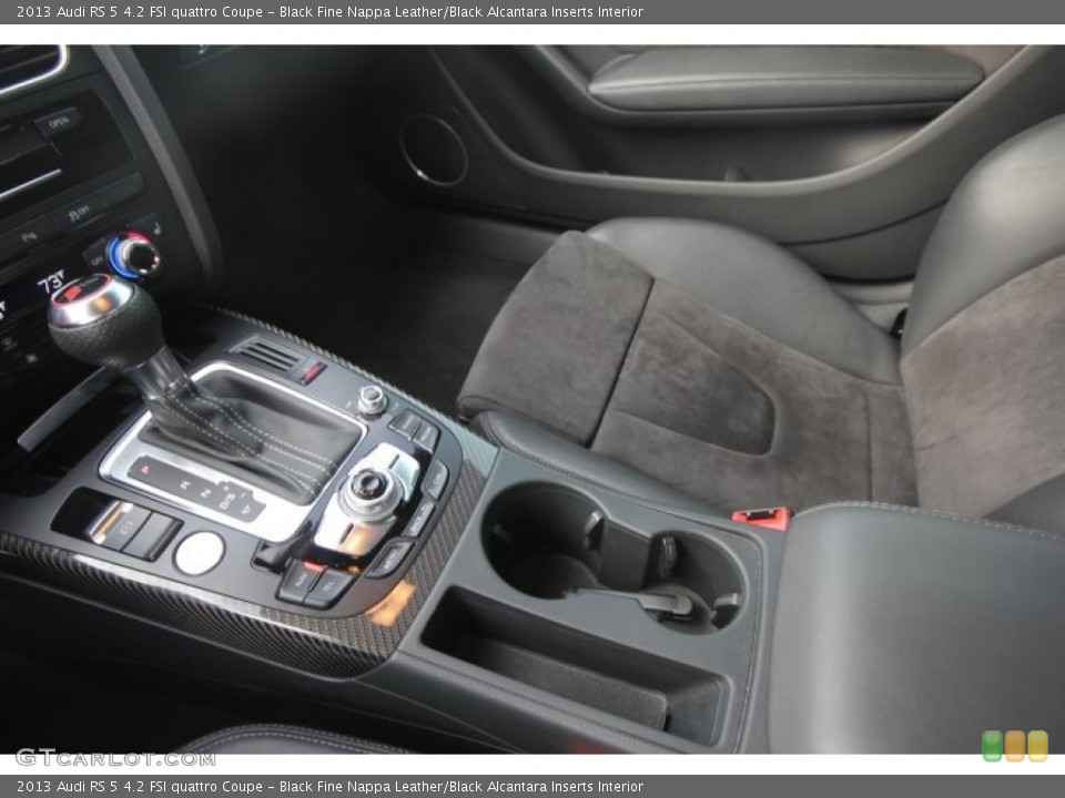 Black Fine Nappa Leather/Black Alcantara Inserts Interior Controls for the 2013 Audi RS 5 4.2 FSI quattro Coupe #89257612