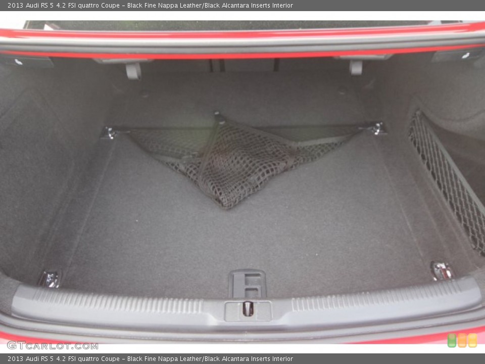 Black Fine Nappa Leather/Black Alcantara Inserts Interior Trunk for the 2013 Audi RS 5 4.2 FSI quattro Coupe #89257816